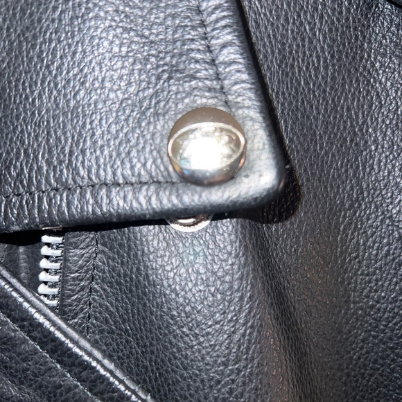 Womens Size 14 Vintage Black Leather Z1R Motorcycle Quilted Jacket - Picture 5 of 9